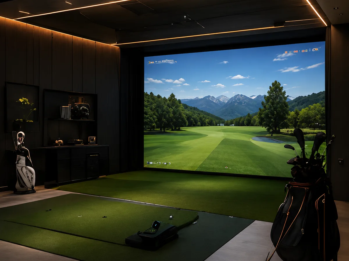 Simulador de golf Signature — Aquí Golf Signature Projects